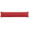 vidaXL Travesseiros de Sof&aacute; 2 pcs Vermelho 200 x 40 cm tecido