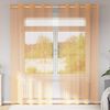 vidaXL Cortinas de voile com ilhós 2 pcs terracota
