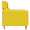 vidaXL Sof&aacute; de 3 lugares 180 cm tecido amarelo-claro