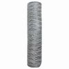 vidaXL Cerca Hexagonal Prateado 0,6 x 100 m Aço galvanizado