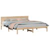vidaXL Estrutura da Cama Castanho 180 x 200 cm Madeira de pinho maci&ccedil;a