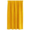 vidaXL Cortinas opacas 2 pcs Amarelo Mostarda 140 x 140 cm Veludo