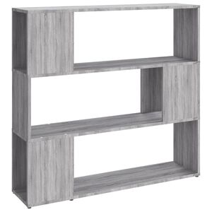 vidaXL Estante/divis&oacute;ria 100x24x94 cm cinzento sonoma