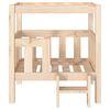 vidaXL Cama para c&atilde;es 65,5x50,5x70 cm madeira de pinho maci&ccedil;a