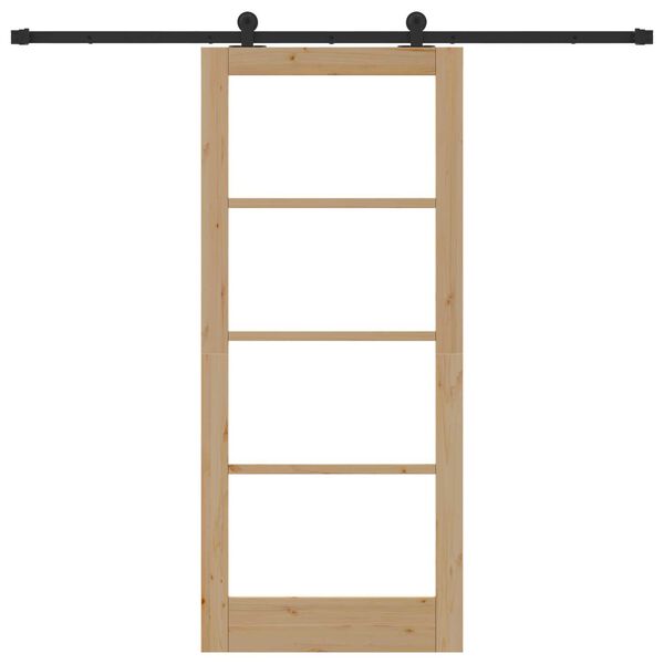 vidaXL Porta Deslizante ORKDAL Natural 86 x 198,5 cm