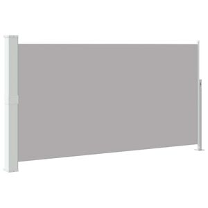 vidaXL Toldo lateral retr&aacute;til para p&aacute;tio 170x300 cm cinzento