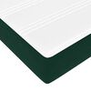 vidaXL Estrutura de cama otomana colch&atilde;o 90x200 cm veludo verde escuro