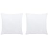 vidaXL Enchimentos para almofadão 2 pcs 40x40 cm branco
