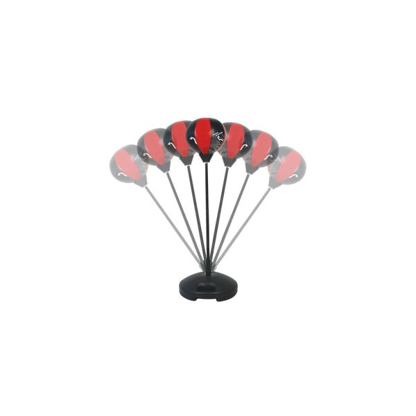 Avento Conjunto de saco de boxe Junior Reflex preto e vermelho 41BE