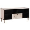 vidaXL Gabinete para TV com gaveta Branco Descolorido 100 x 33 x 46 cm