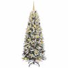 vidaXL &Aacute;rvore de Natal Artificial com 300 LEDs Branco 180 cm