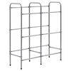 vidaXL Prateleira para 6 caixas 96x33x116 cm a&ccedil;o prateado