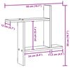 vidaXL Prateleiras de parede 2pcs derivados madeira carvalho artisiano