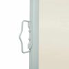 vidaXL Toldo lateral retr&aacute;til para p&aacute;tio 100x500 cm creme