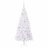 vidaXL &Aacute;rvore de Natal Artificial com 300 LEDs Branco 180 cm PVC e A&ccedil;o