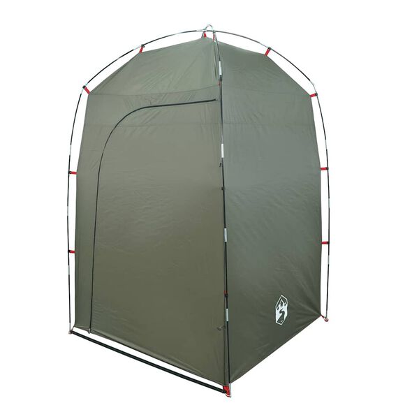 vidaXL Tenda para duche impermeável verde azeitona