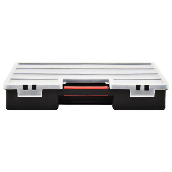 vidaXL Caixas com divis&oacute;rias ajust&aacute;veis 2 pcs 460x325x80 mm pl&aacute;stico