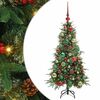 vidaXL &Aacute;rvore de Natal Articulada Artificial Verde 120 cm PE e PVC