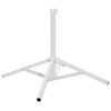 vidaXL Suporte para Parasol Branco A&ccedil;o para 25-32 mm P&oacute;lo