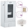 vidaXL Defumador p/ churrasqueira c/ gerador fumo frio a&ccedil;o galvanizado