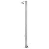 vidaXL Chuveiro de jardim 215 cm a&ccedil;o inoxid&aacute;vel