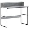 vidaXL Mesa com Armazenamento Sonoma cinzento 100 x 50 x 91 cm