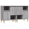vidaXL Aparadores 2 pcs 60x35x70 cm derivados madeira cinza sonoma
