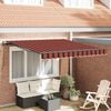 vidaXL Toldo Retr&aacute;til laranja e castanho 300 x 250 cm Poli&eacute;ster e A&ccedil;o