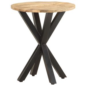 vidaXL Mesa de apoio 48x48x56 cm madeira de mangueira maci&ccedil;a