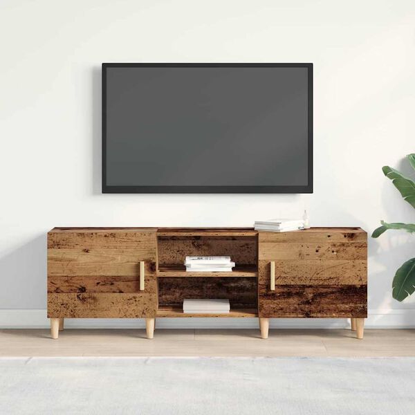vidaXL Gabinete para TV Madeira antiga 150 x 30 x 50 cm