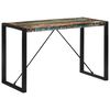 vidaXL Mesa de jantar 120x55x76 cm madeira recuperada maciça