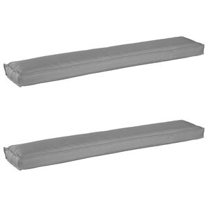 vidaXL Conjunto de Almofadas para Palete 2 unid. Tecido Oxford