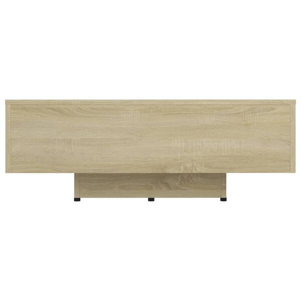 vidaXL Mesa de centro 85x55x31 cm contraplacado carvalho sonoma