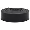 vidaXL Borda de borracha para arado de neve preto 300x8x2 cm