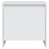 vidaXL Mesa de cabeceira 45x34x44,5 cm aglomerado branco