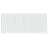 vidaXL Cortina de Renda Branco 140 x 600 cm Poli&eacute;ster