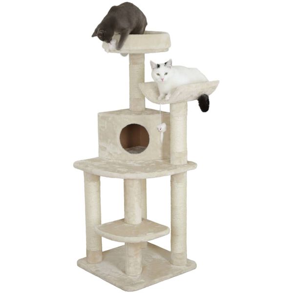 Kerbl &Aacute;rvore para gatos de canto Zirkonia 130 cm cor creme