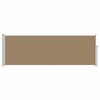 vidaXL Toldo Lateral Retr&aacute;til Cinzento-acastanhado 500 x 100 cm