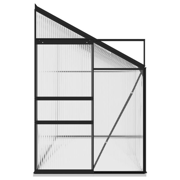 vidaXL Estufa 7,77 m&sup3; alum&iacute;nio antracite