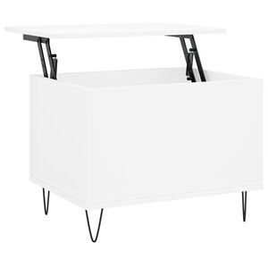 vidaXL Mesa de centro 60x44,5x45 cm derivados de madeira branco