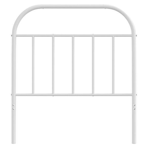 vidaXL Cabeceira de substitui&ccedil;&atilde;o 90 cm metal branco