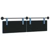 vidaXL Cabeceira Suspensa Azul 170 x 55 x 5 cm Tecido de Veludo Cotele