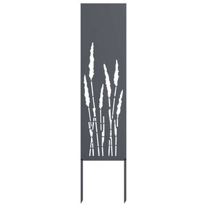 vidaXL Tela de Privacidade para Jardim Fretwork Antracite 32 x 140 cm