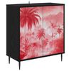 vidaXL Buffet AACHEN Carvalho Preto 69 x 33 x 76 cm