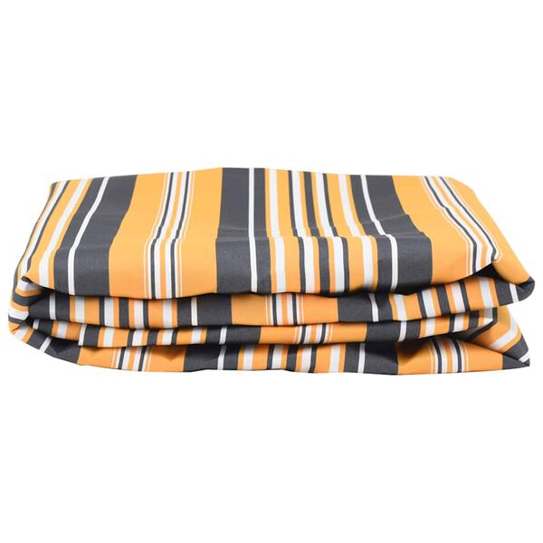 vidaXL Substitui&ccedil;&atilde;o de Toldos Amarelo e Cinza 1000 x 160 cm