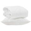 vidaXL Edredom de Ver&atilde;o Simples 2 unid. Branco Microfibra