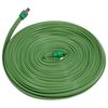 vidaXL Mangueira aspersora 3 tubos 15 m PVC verde
