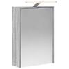 vidaXL Arm&aacute;rio de Espelho para Banheiro Cinza Sonoma 43 x 16 x 62.5 cm