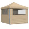 vidaXL Tenda de Festa Bege 292 x 292 x 315 cm Tecido Oxford
