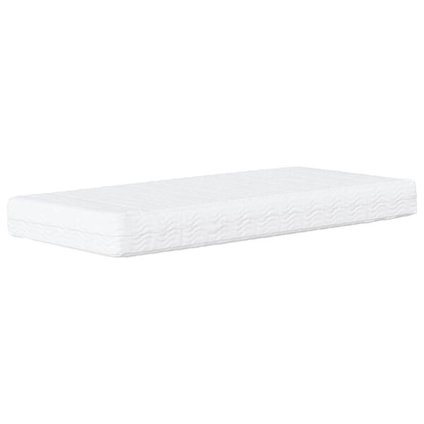 vidaXL Colch&atilde;o de espuma 90x220 cm dureza H2 H3 branco